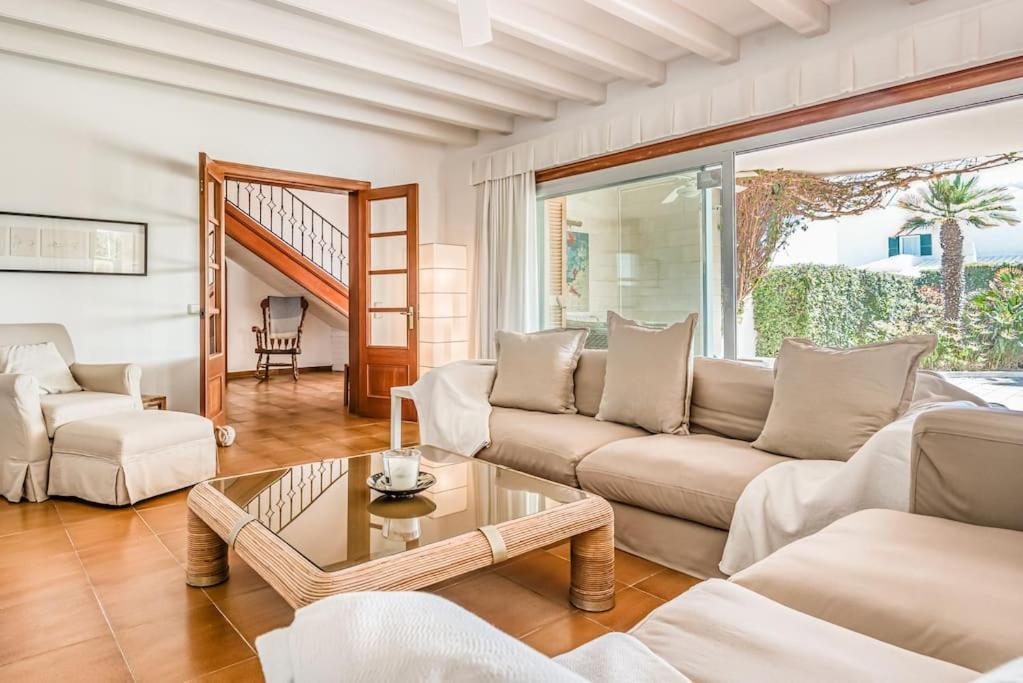 La Calma Espectacular Villa Con Jardin Y Piscina En Menorca S'Algar Eksteriør bilde