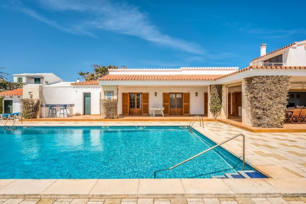 La Calma Espectacular Villa Con Jardin Y Piscina En Menorca S'Algar Eksteriør bilde