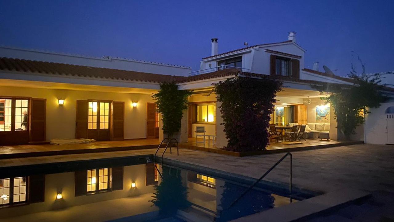 La Calma Espectacular Villa Con Jardin Y Piscina En Menorca S'Algar Eksteriør bilde