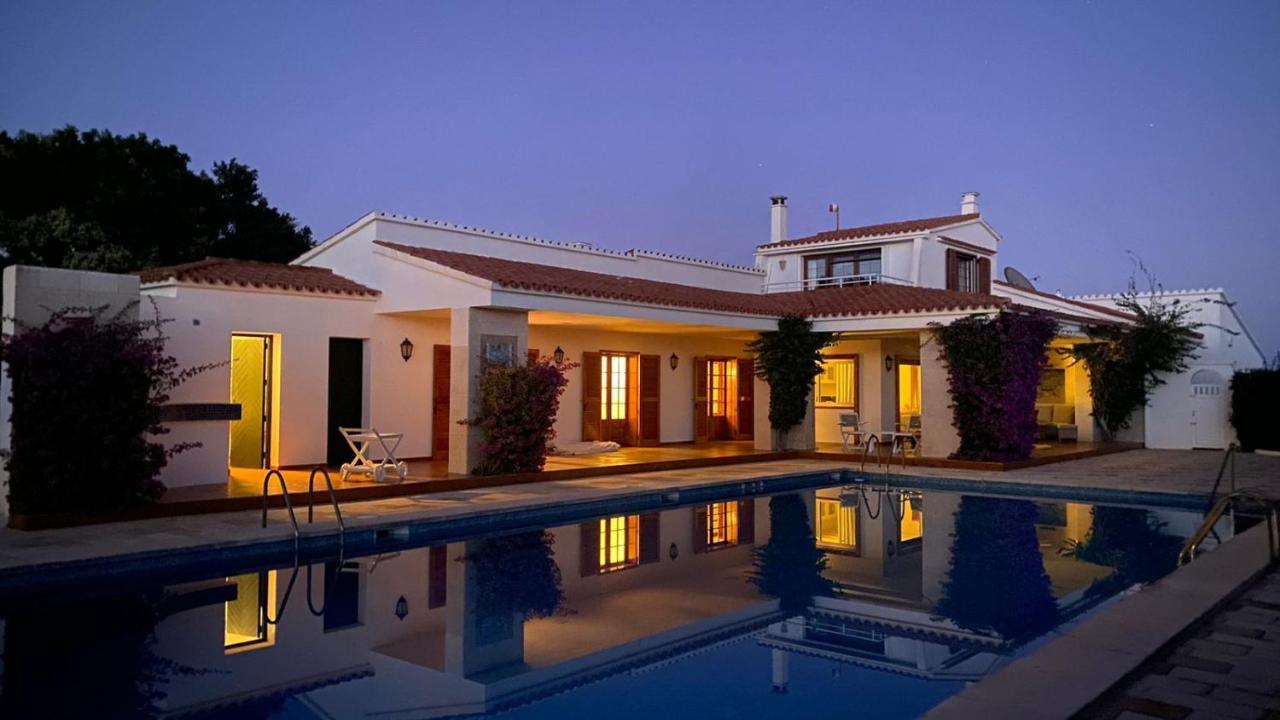 La Calma Espectacular Villa Con Jardin Y Piscina En Menorca S'Algar Eksteriør bilde
